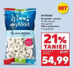 Kaufland Krewetki surowe obrane, bez ogonka MyFood oferta