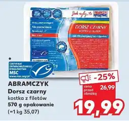 Kaufland Dorsz czarny - kostka z filetów Abramczyk oferta
