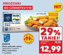 Kaufland Paluszki rybne złote Frosta oferta