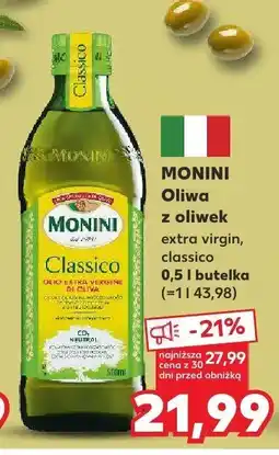 Kaufland Oliwa z oliwek extra virgin classico Monini oferta
