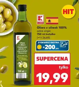 Kaufland Oliwa z oliwek extra virgin K-Classic oferta