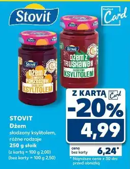 Kaufland Dżem różne rodzaje Stovit oferta