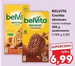 Kaufland Ciastka zbożowe różne rodzaje Belvita oferta
