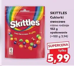Kaufland Cukierki owocowe różne rodzaje Skittles oferta