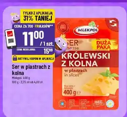 Polomarket Ser w plastrach z kolna Mlekpol oferta