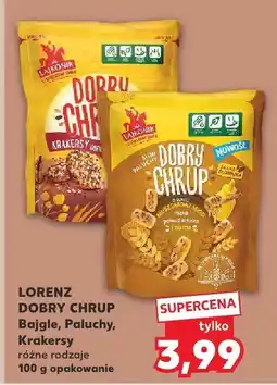Kaufland Bajgle Dobry Chrup Lajkonik różne rodzaje Lorenz oferta