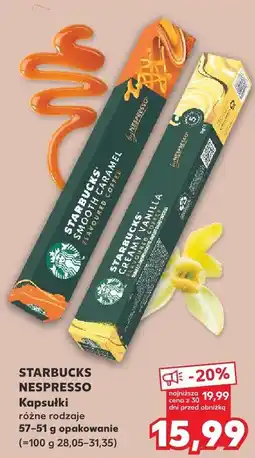 Kaufland Kapsułki Nespresso różne rodzaje Starbucks oferta