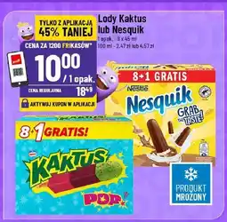 Polomarket Lody Kaktus lub Nesquik Nestle oferta