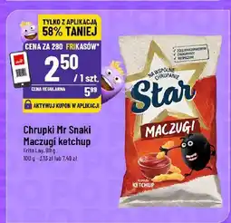Polomarket Chrupki Mr Snaki Maczugi ketchup oferta