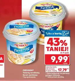 Kaufland Twaróg President oferta