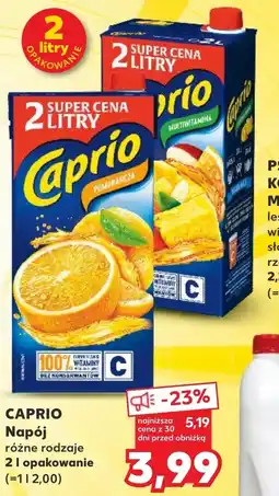 Kaufland Napój Caprio oferta