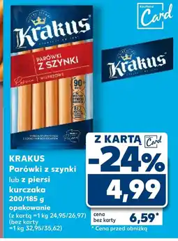 Kaufland Parówki Krakus oferta