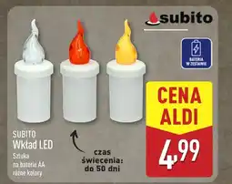 ALDI Wkład led do zniczy Subito oferta