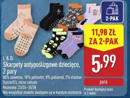 ALDI Skarpety dziecięce L & D oferta
