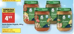 Biedronka Danie w słoiczku Organic różne rodzaje Gerber oferta