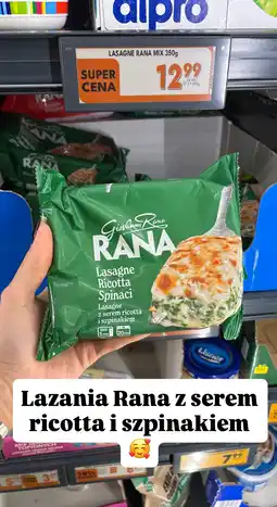 Biedronka Lazania Rana z serem ricotta i szpinakiem oferta