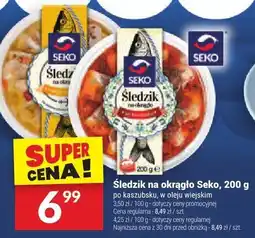 Twój Market Śledź na okrągło Seko, 200 g oferta