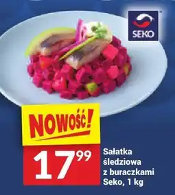 Twój Market Sałatka śledziowa z buraczkami Seko, 1 kg oferta