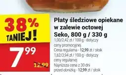 Twój Market Płaty śledziowe opiekane w zalewie octowej Seko, 800 g / 330 g oferta