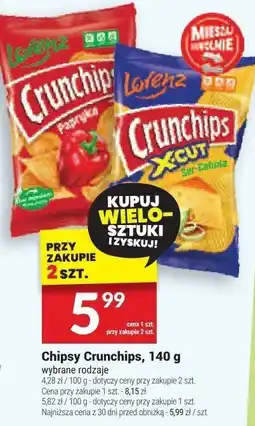 Twój Market Chipsy Crunchips, 140 g oferta