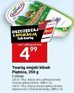 Twój Market Twaróg wiejski klinek Piątnica oferta