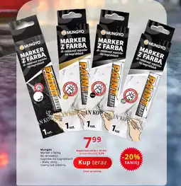 Poczta Polska Mungyo Marker z farbą do renowacji napisów na nagrobkach oferta