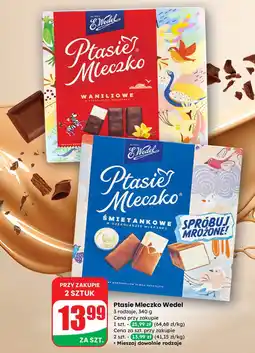 Dino Czekolada Ptasie Mleczko Wedel waniliowe E.Wedel oferta