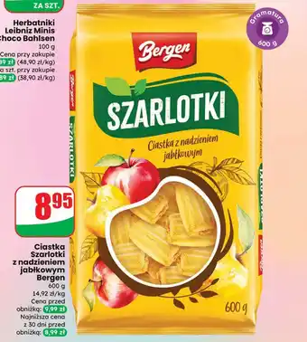 Dino Ciastka Szarlotki z nadzieniem jabłkowym Bergen oferta