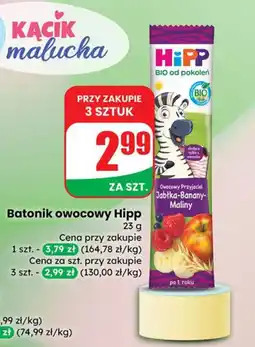 Dino Batonik owocowy Hipp oferta