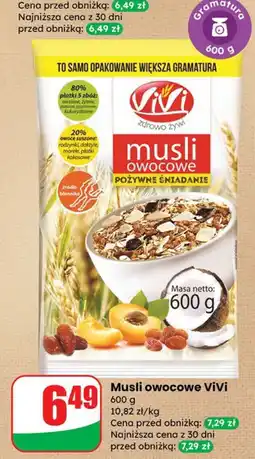 Dino Musli owocowe ViVi oferta
