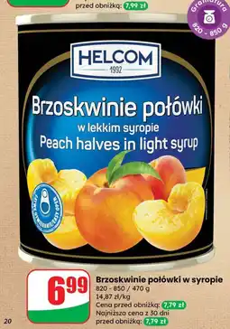 Dino Brzoskwinie połówki w syropie Helcom oferta