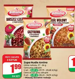 Dino Zupa Nudle Amino różne rodzaje oferta
