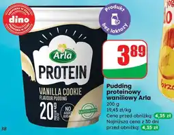 Dino Pudding proteinowy waniliowy Arla oferta