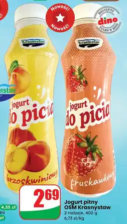 Dino Jogurt pitny OSM Krasnystaw truskawkowy oferta