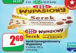 Dino Serek homogenizowany Wypasiony sernikowy z rodzynkami Mlekovita oferta