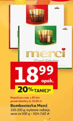 Auchan Bombonierka Merci oferta