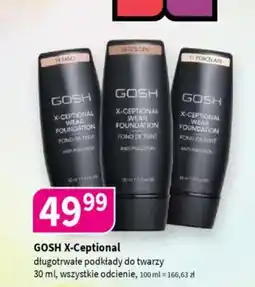 Drogerie Polskie Gosh x-ceptional długotrwałe podkłady do twarzy oferta