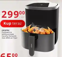 Poczta Polska CECOTEC Frytkownica beztłuszczowa Cecofry Fantastik Inox 4000 air fryer oferta