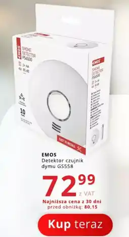 Poczta Polska EMOS Detektor czujnik dymu GS558 oferta