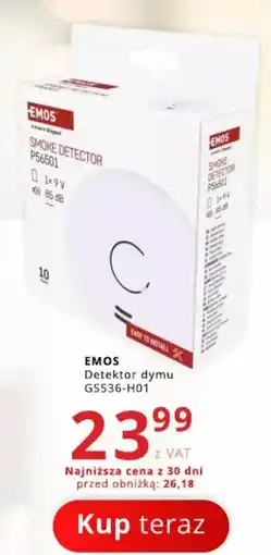 Poczta Polska EMOS Detektor dymu G5536-H01 oferta