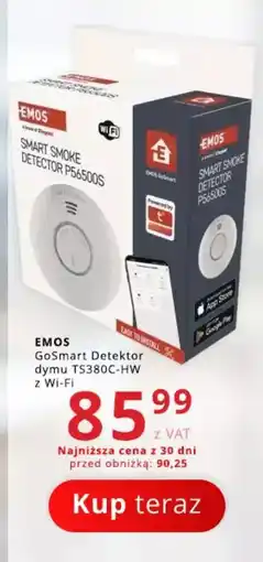 Poczta Polska EMOS GoSmart Detektor dymu TS380C-HW z Wi-Fi oferta