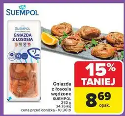 Carrefour Gniazda z łososia Suempol oferta