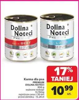 Carrefour Karma dla dorosłych psów bogata w wołowinę Dolina Noteci oferta