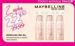Drogerie Polskie Maybelline lifter stix kremowe bronzery w sztyfcie oferta
