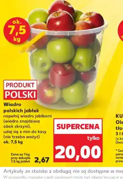 Kaufland Wiadro polskich jabłek oferta