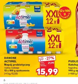 Kaufland Napój probiotyczny Danone Actimel oferta