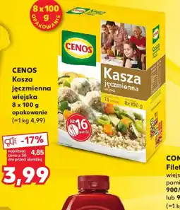Kaufland Kasza jęczmienna wiejska Cenos oferta