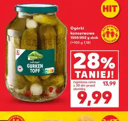 Kaufland Ogórki konserwowe oferta