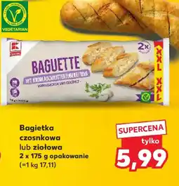 Kaufland Bagietka czosnkowa lub ziołowa oferta