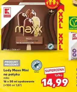 Kaufland Lody Maxx Mini na patyku oferta